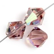 PB06 Amethyst Light AB 6 mm Bicone Preciosa
