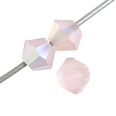 PB06 Amethyst Light AB Matt 6 mm Bicone Preciosa - 10 x