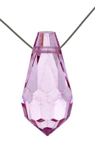 PD984 Light Pink Drop 15x7.5 Preciosa