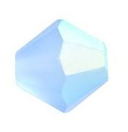 Sapphire Light AB Matt 4 mm Bicone Preciosa - 50 x