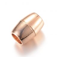 Magnetic Glue-In Clasp Barrel 5 mm inside diameter Gold
