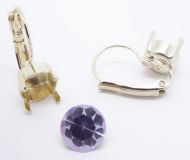 Earring Setting Leverback SS29 - 6 mm Gold Plated