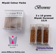 *15-MCP7 Brown Duracoat Opaque Colour Pack 15/0 Miyuki 