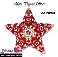 Tutorial 22 rows - Mom 3D Peyote Star + Basic Tutorial (download link per e-mail)