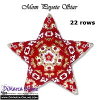 Tutorial 22 rows - Mom 3D Peyote Star + Basic Tutorial (download link per e-mail)