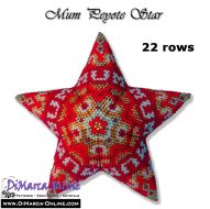 Tutorial 22 rows - Mum 3D Peyote Star + Basic Tutorial (download link per e-mail)