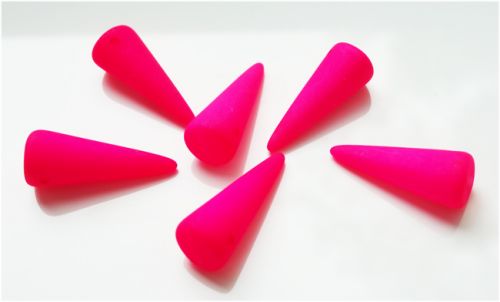 SPK17-25123 Neon Hot Pink Spikes 7x17 mm - 18 x