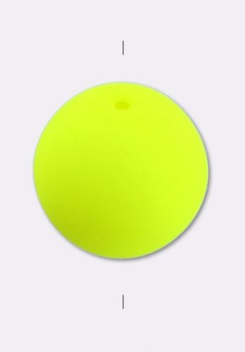 RB3-25121 Neon Yellow Round Beads 3 mm- 100 x 