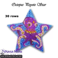 Tutorial 30 rows - Octopus 3D Peyote Star + Basic Tutorial (download link per e-mail)