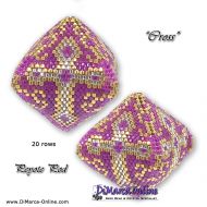 Tutorial 20 rows - Cross 3D Peyote Pod + Basic Tutorial (download link per e-mail)