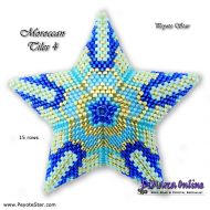Tutorial 15 rows - Moroccan Tiles 4 - 3D Peyote Star + Basic Tutorial (download link per e-mail)