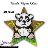Tutorial 20 rows - Panda 3D Peyote Star + Basic Tutorial Little 3D Peyote Star (download link per e-mail)