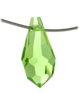 PD984 Peridot Drop 18x9 Preciosa