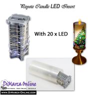 3D Peyote Candle LED Insert - 2 x