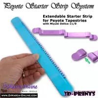 Peyote Starter Strip System - Extendable (4 Extensions + 2 End Pieces)