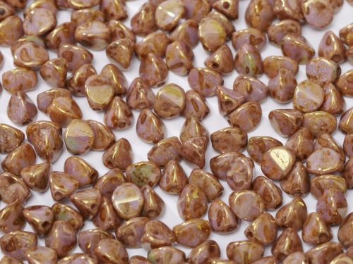 PN-03000/15695 Chalk Bronze Lumi Pinch Beads