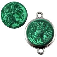 Pol Pearl Shine Alhambra Green 15 mm Round Cabochon Polaris