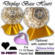 Display Base Heart x 2