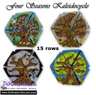 Tutorial 15 rows - Four Seasons Kaleidocycle incl. Basic Tutorial (download link per e-mail) - NEW format