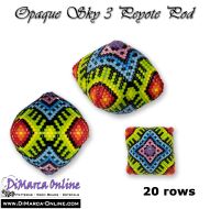 Tutorial 20 rows - Opaque Sky 3 - 3D Peyote Pod + Basic Tutorial (download link per e-mail)