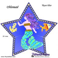 Tutorial 20 rows - Mermaid 3D Peyote Star + Basic Tutorial Little 3D Peyote Star (download link per e-mail)