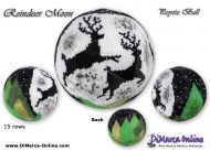Tutorial 15 rows - Reindeer Moon Peyote Ball incl. Basic Tutorial (download link per e-mail)