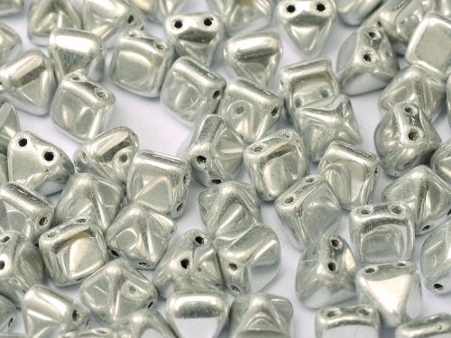 PYR6-27000 Labrador Full (Silver) Pyramid Bead Studs 6x6 mm - 50 x