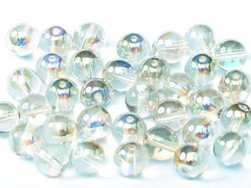 RB4-00030/98538 Crystal Rainbow Blue Round Beads 4 mm