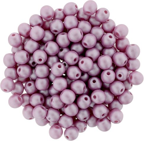 RB3-29364 Powdery - Lavender Round Beads 3 mm - 100 x