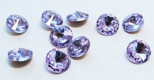 R08 Violet Rivoli 8 mm SS39 Preciosa - 6 x