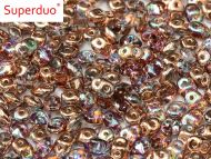 SD-00030/98533 Crystal Rainbow Copper SuperDuo Beads