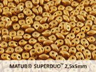 SD-29415 Metallic Matt Bronze SuperDuo Beads
