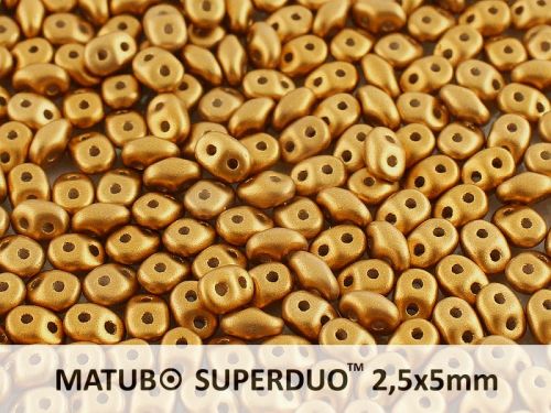SD-29415 Metallic Matt Bronze SuperDuo Beads