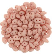 SD-29563 Opaque Silk Matt Light Peach SuperDuo Beads