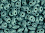 SD-79051 Polychrome - Green SuperDuo Beads