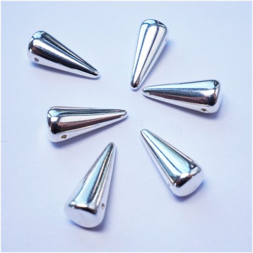 SPK17-00030/11112 Sterling Silver Plate Spikes 7x17 mm - 8 x