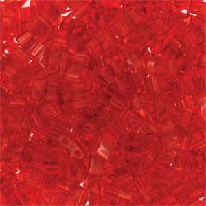 TLH-0140 Transparent Red Orange Tila Half Miyuki
