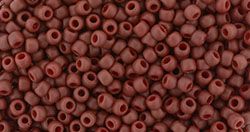 TR-15-2609F Semi Glazed - Dark Red 15/0 Toho