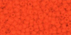 TR-11-0050F Opaque-Frosted Sunset Orange 11/0 Toho