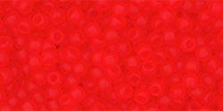 TR-11-0005F Transparent-Frosted Light Siam Ruby 11/0 Toho