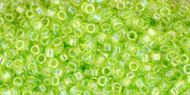 TT-01-0164 Trans-Rainbow Lime Green Treasure 11/0 Toho