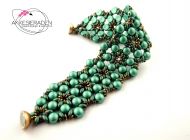 Tamirinde Bracelet Green Turquoise by Akke Jonkhof