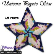 Tutorial 19 rows - Unicorn 3D Peyote Star + Basic Tutorial Little 3D Peyote Star (download link per e-mail)
