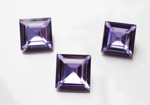 SQ10 Violet Square 10 mm Preciosa