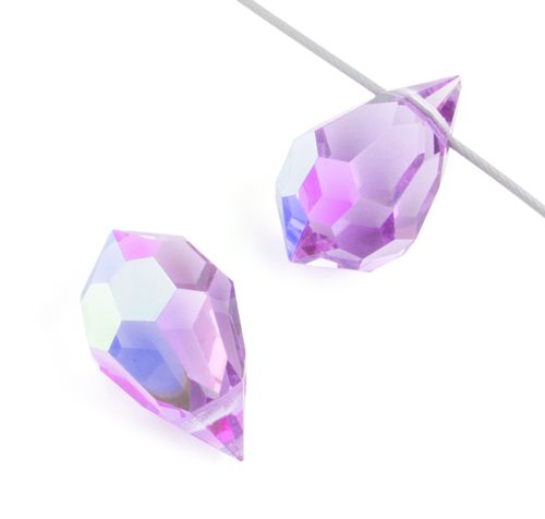 PD681 Violet AB Drop 20x12 Preciosa