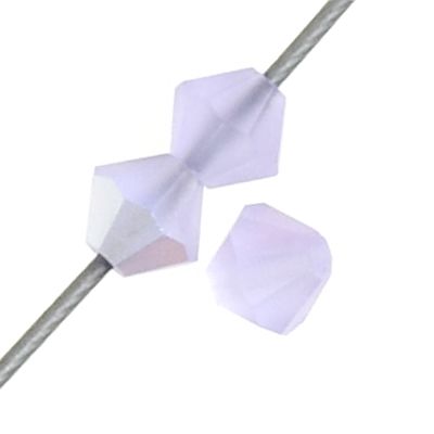 PB06 Violet AB Matt 6 mm Bicone Preciosa - 10 x