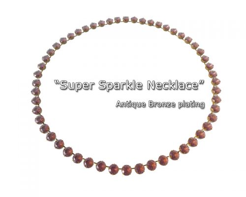 Super Sparkle Necklace Kit Antique Bronze